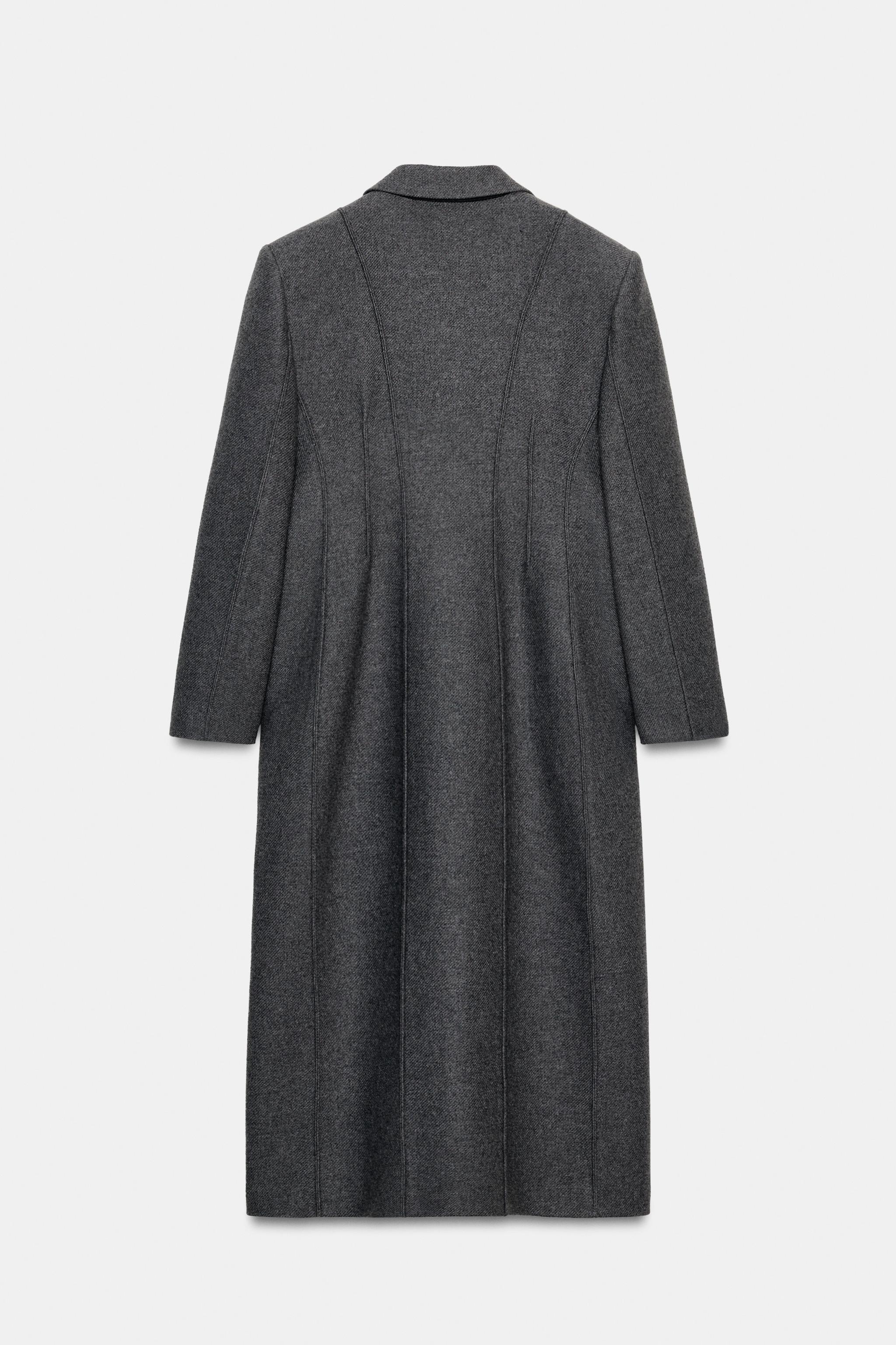 FITTED COAT WITH MANTECO WOOL ZW COLLECTION LIMITED EDITION