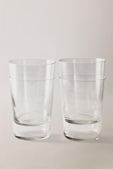 LOT VERRES RECYCLABLES HAUTS (LOT DE 4) - Transparent de Zara - Image 5