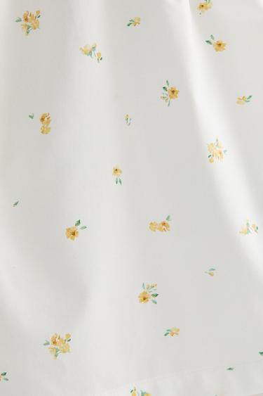 FLORAL COTTON SHORTS - White by Zara - Image 3