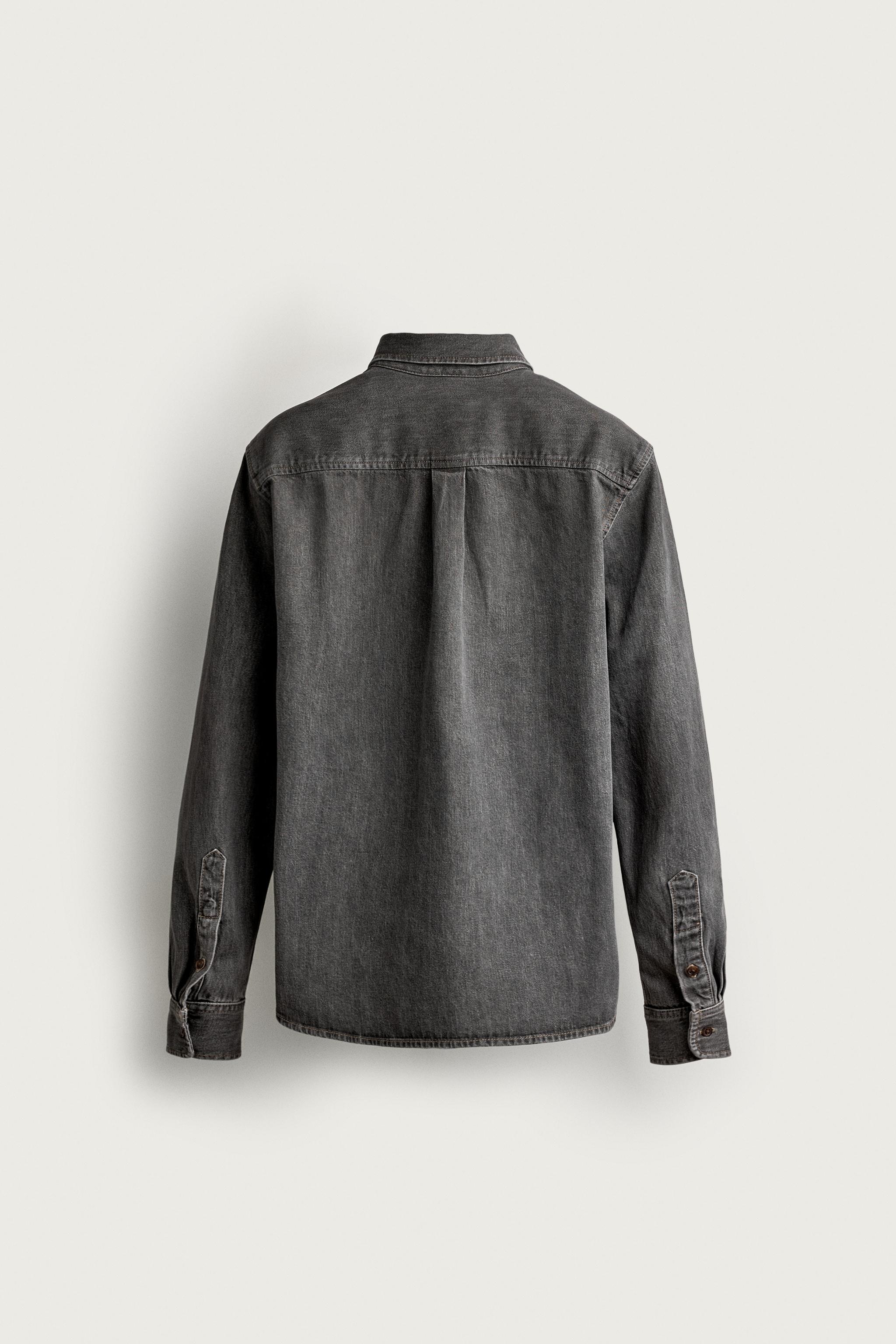 WASHED DENIM SHIRT