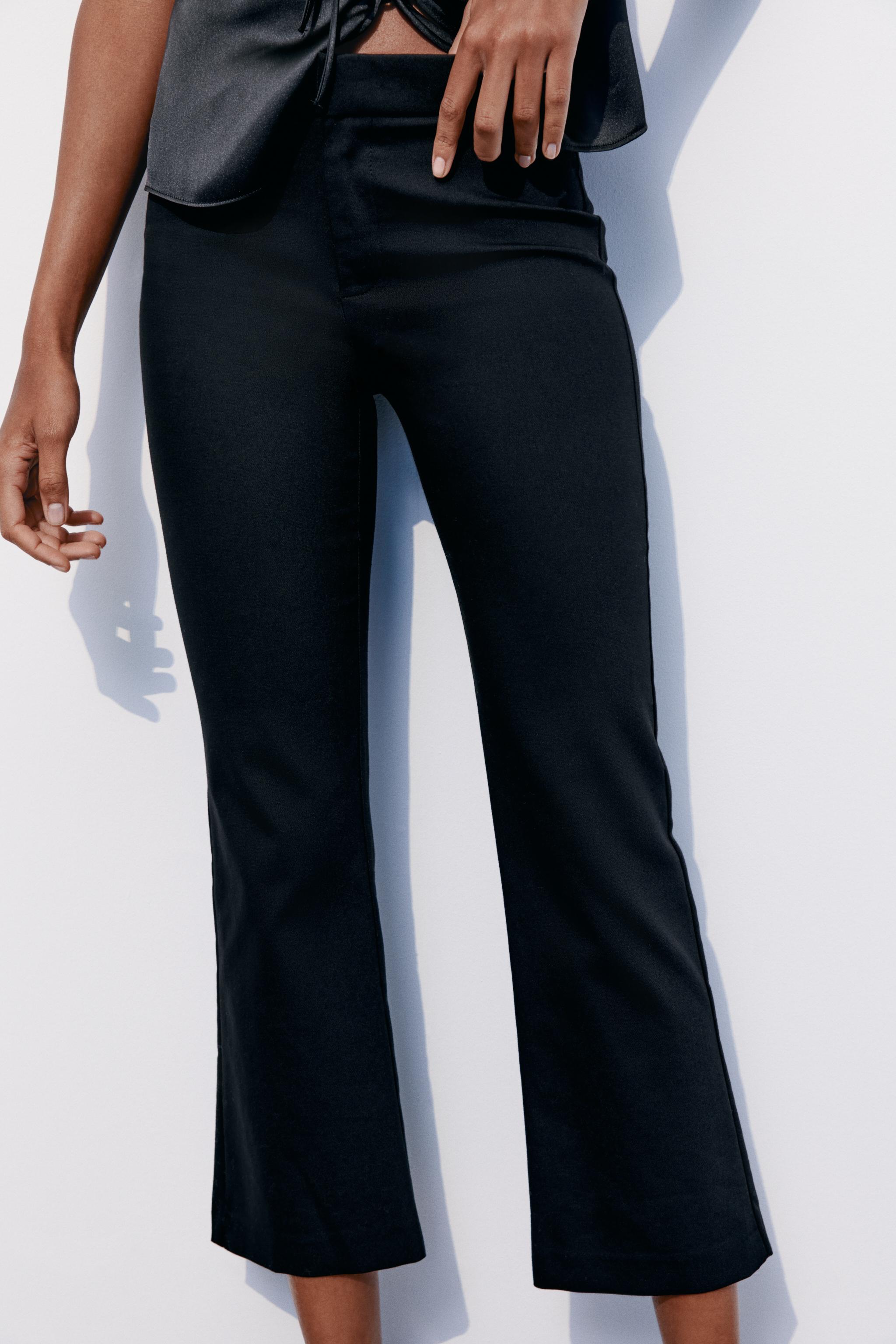 Zara cropped mini flare trousers, Women's Fashion, Bottoms, Other