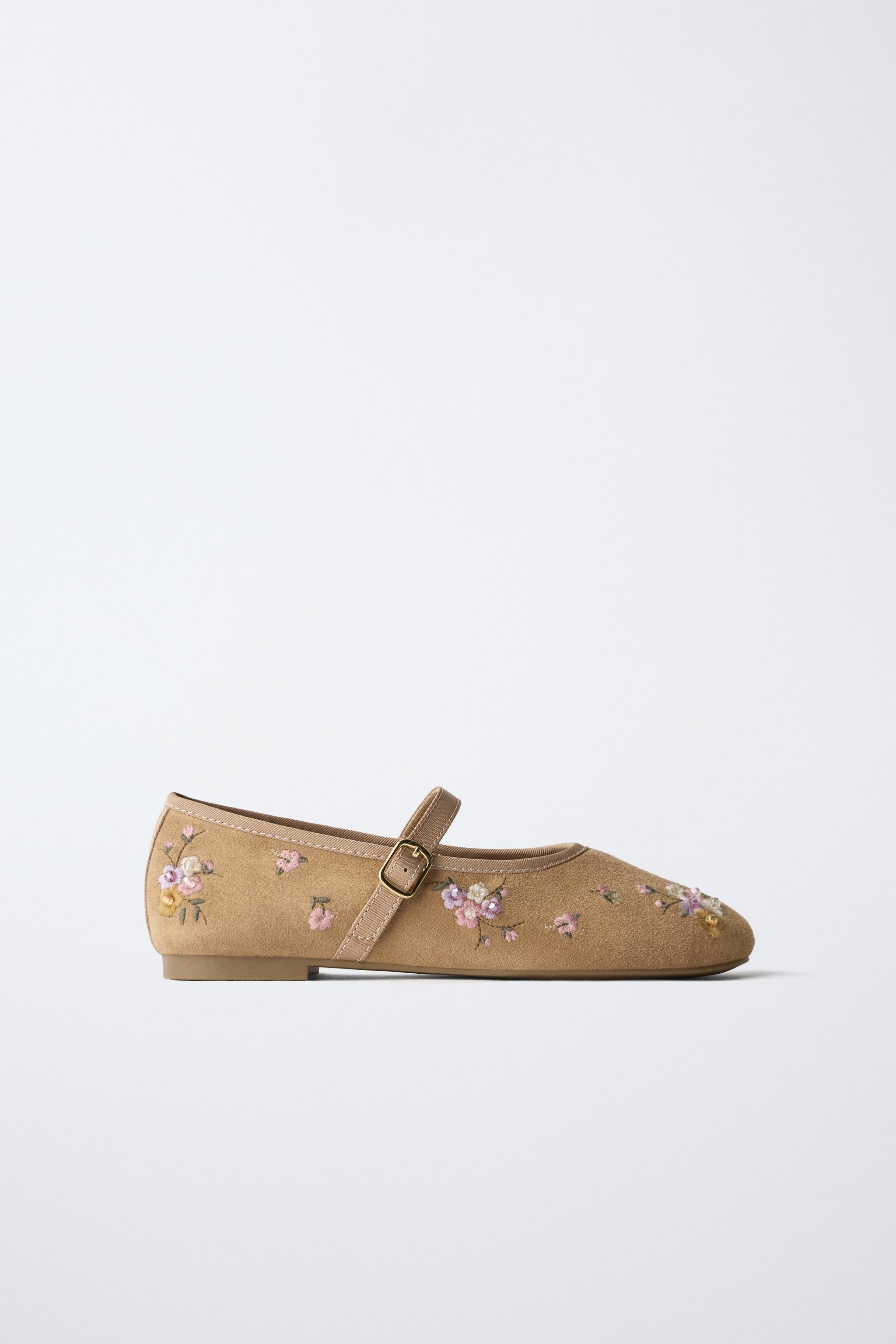 BALLERINES BRODÉES FLEURS