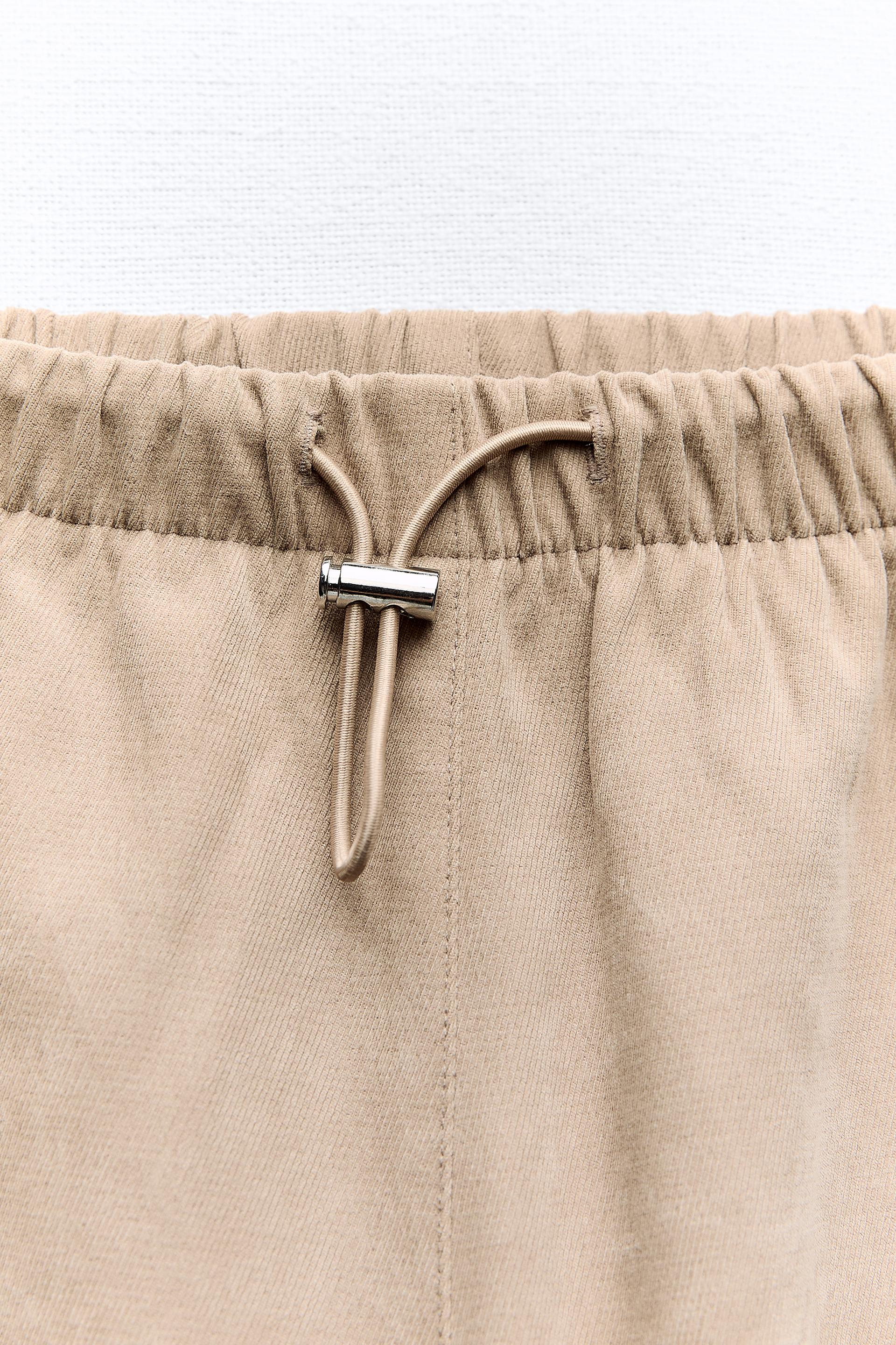 ZARA molten metal wide leg pantalons (XL) – The Thrifty Hippy