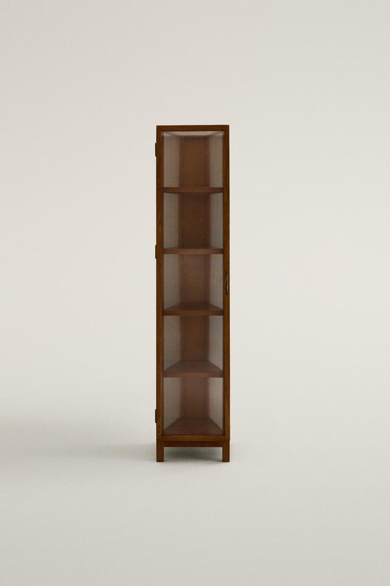 ASH WOOD DISPLAY CABINET WITH GLASS DOORS - Brown by Zara - Image 0