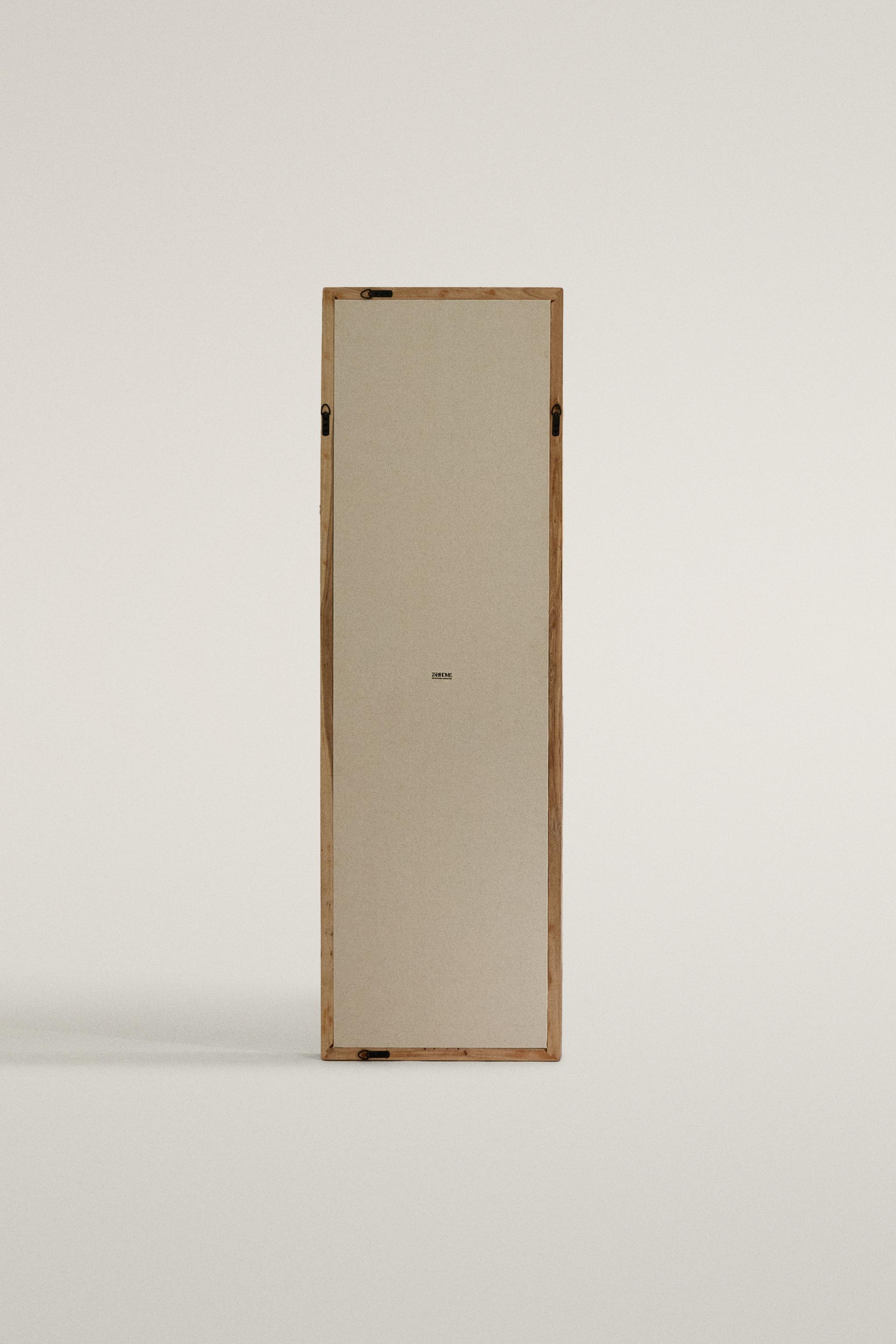 ELM WOOD FULL LENGTH MIRROR - Light beige | ZARA United States