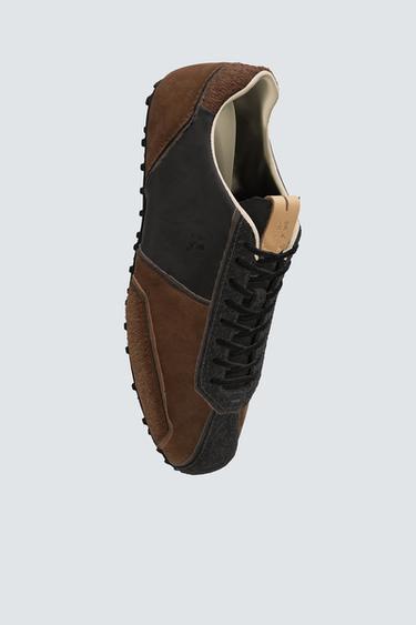 LEATHER SNEAKERS X SR_A - Multicoloured by Zara - Image 3