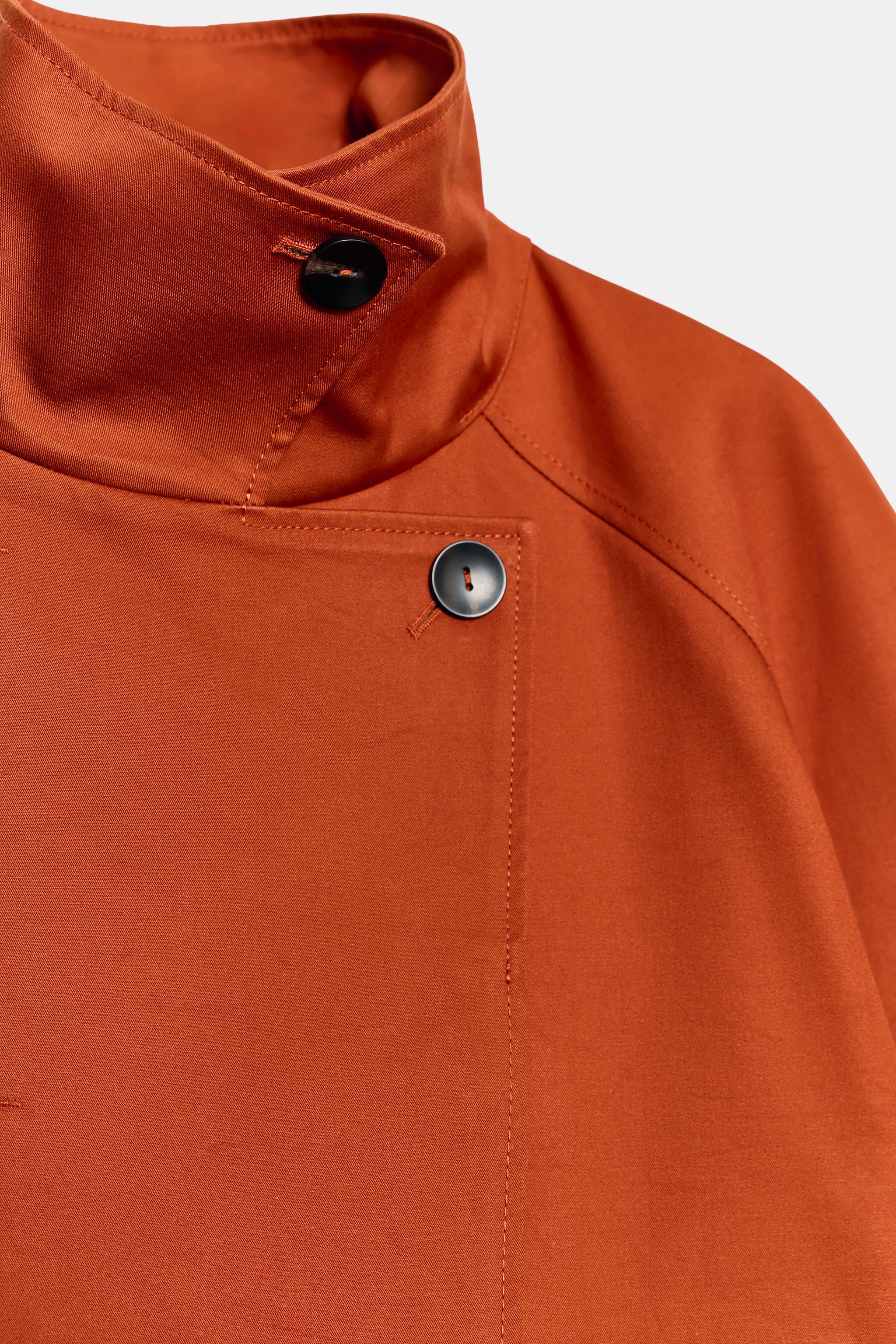 ZW COLLECTION SHORT TRENCH COAT