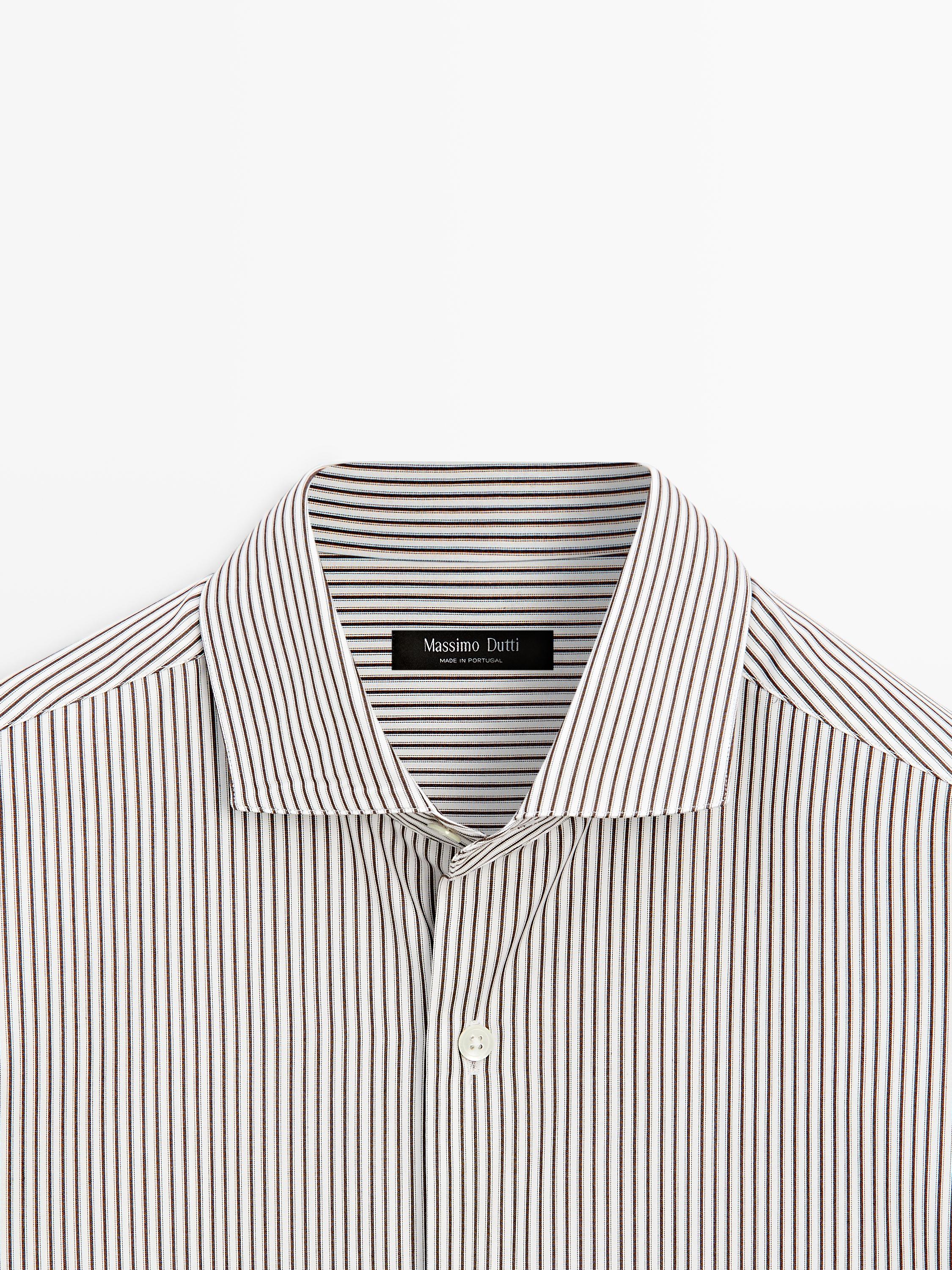 Cotton poplin shirt