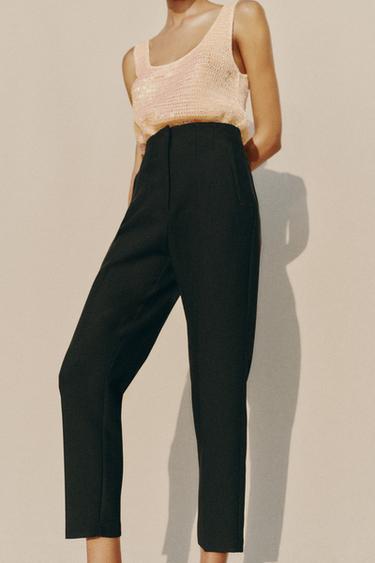 PANTALÓN TIRO ALTO - Negro de Zara
