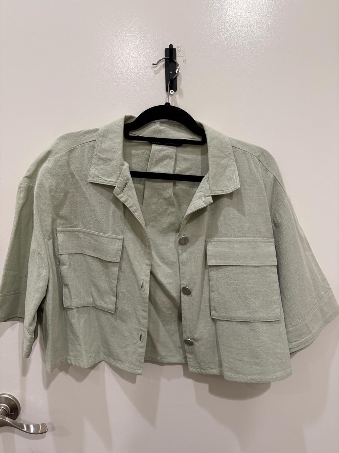 CAMISA RÚSTICA CROPPED