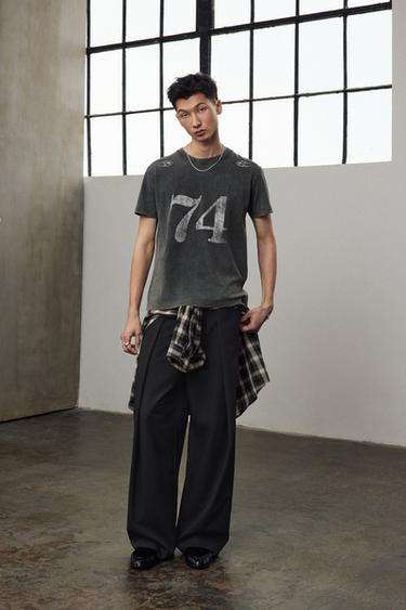 Zara 寬絆帶樂福鞋 - 黑色 - 圖片 0