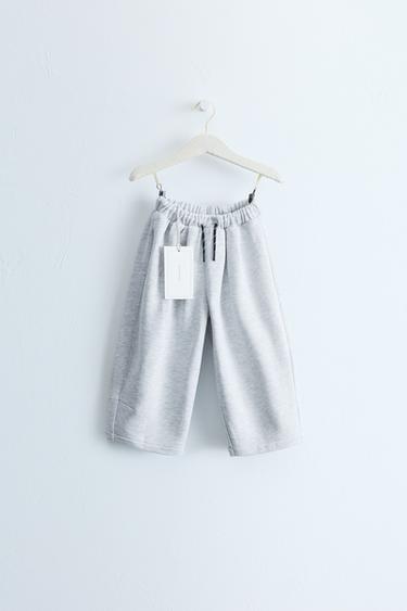 ZARA TIMELESS - PANTALÓN FELPA CORDONES - Gris vigoré de Zara