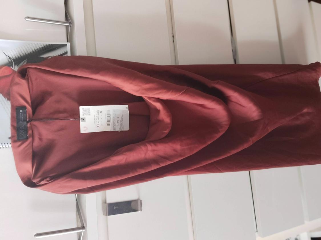 SATIN MIDI SKIRT - Image 3