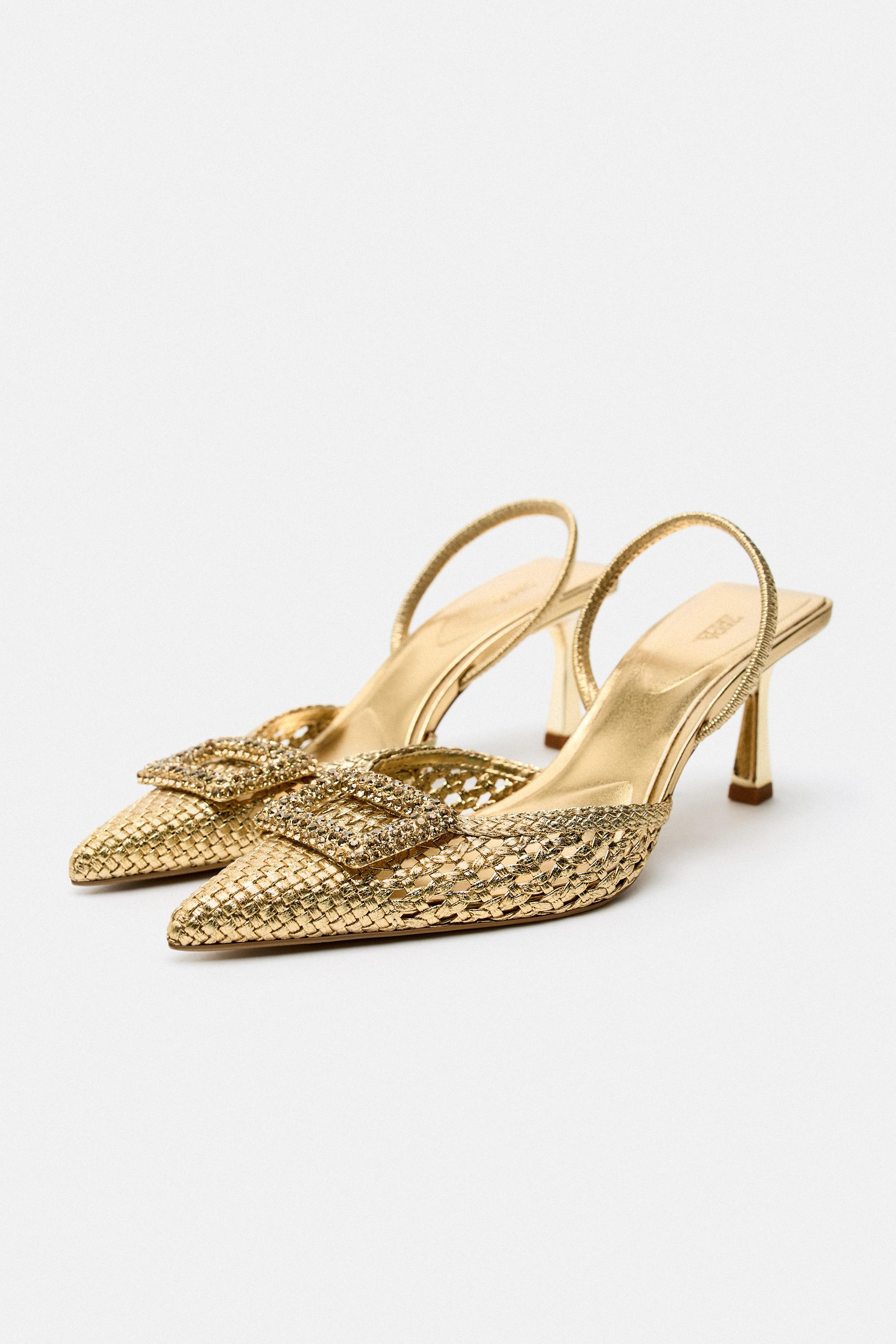 Zara cheap braided shoes