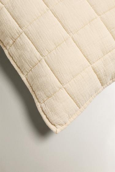 CHILDREN'S CUSHION COVER WITH SQUARES - Butter by Zara - Image 1