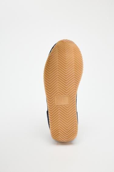 CONTRAST RUNNING TRAINERS - Navy Blue by Zara - Image 4