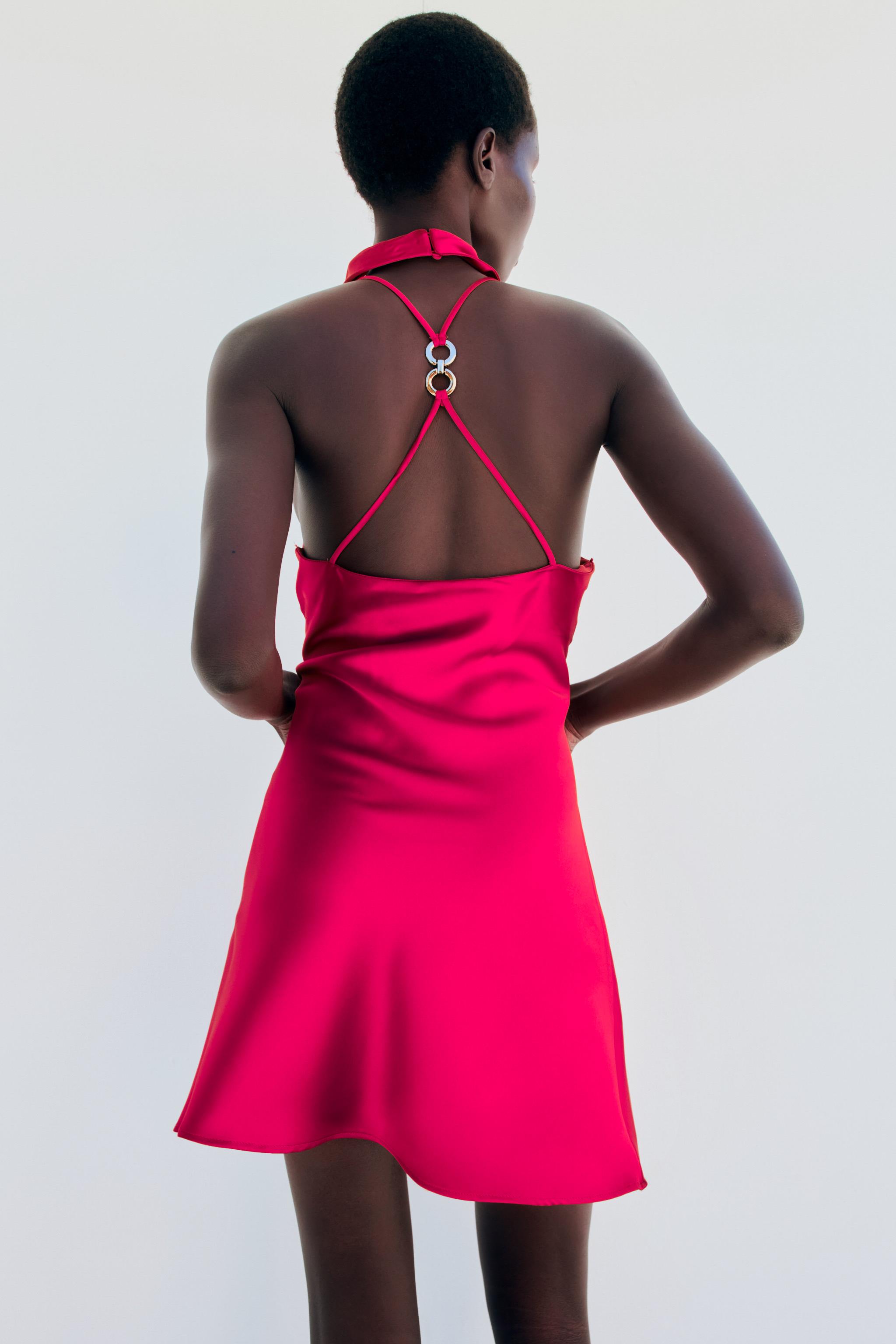 SATIN MINI DRESS - thumbnail 10