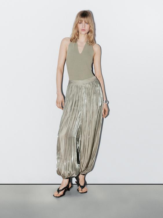 Knit halter-neck bodysuit - STUDIO