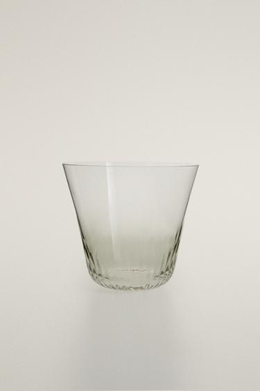 TRANSPARENT GLASS TUMBLER - Greenish by Zara - Image 0