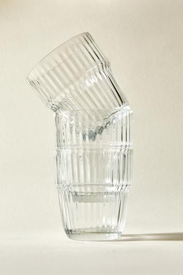 RAISED DESIGN GLASS TUMBLER - 990 by Zara - Image 5