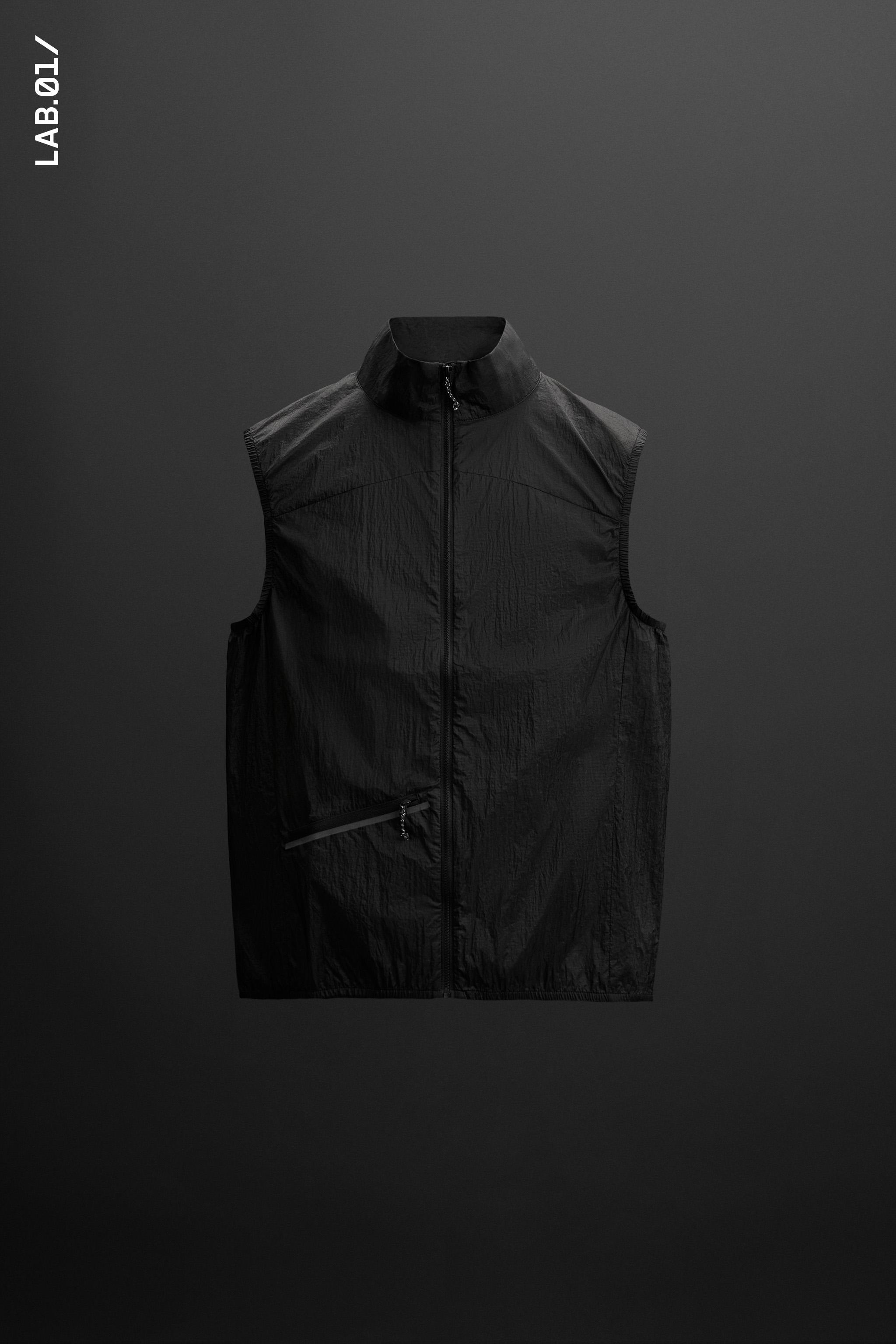 【ZARA MAN】キルティング切替ジャケット MA-1 ダウン ザラマン 黒 ZARA キルティング デニムジャケット｜Yahoo!フリマ（旧PayPay