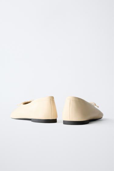 BALLERINES CHARM - Jaune vanille de Zara - Image 4