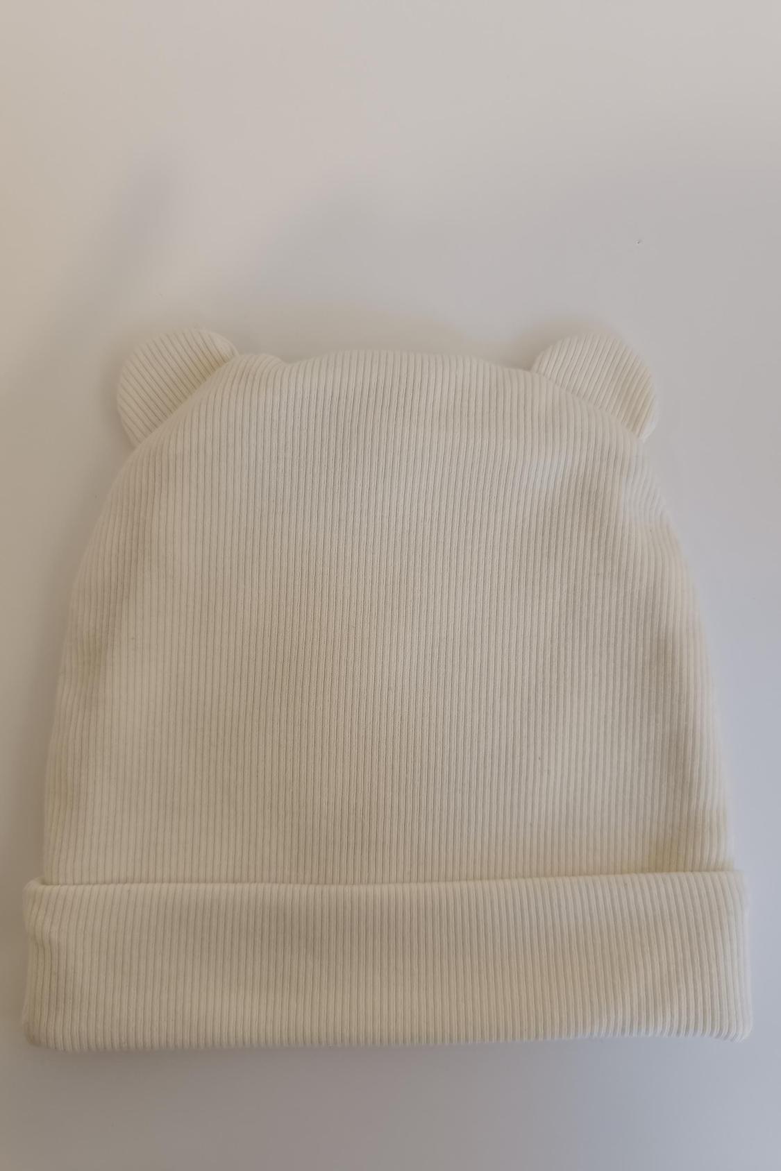 BABY/ RIBBED KNIT HAT WITH EARS