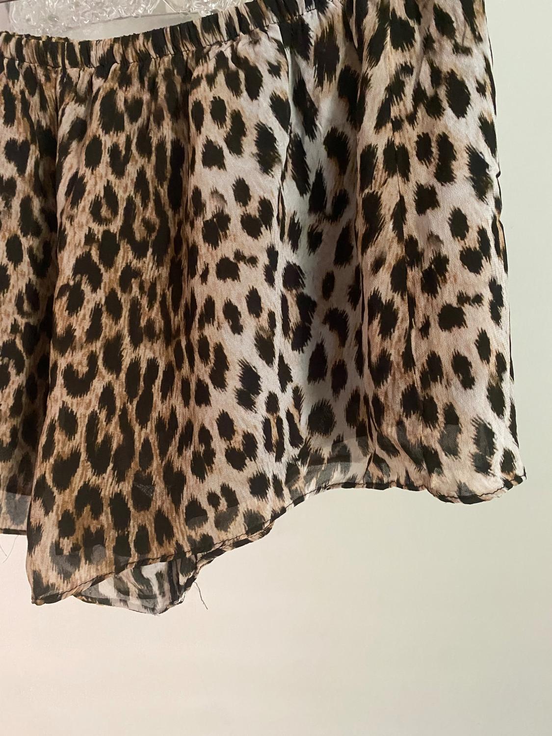 ZW COLLECTION ANIMAL PRINT SHORTS - Image 4