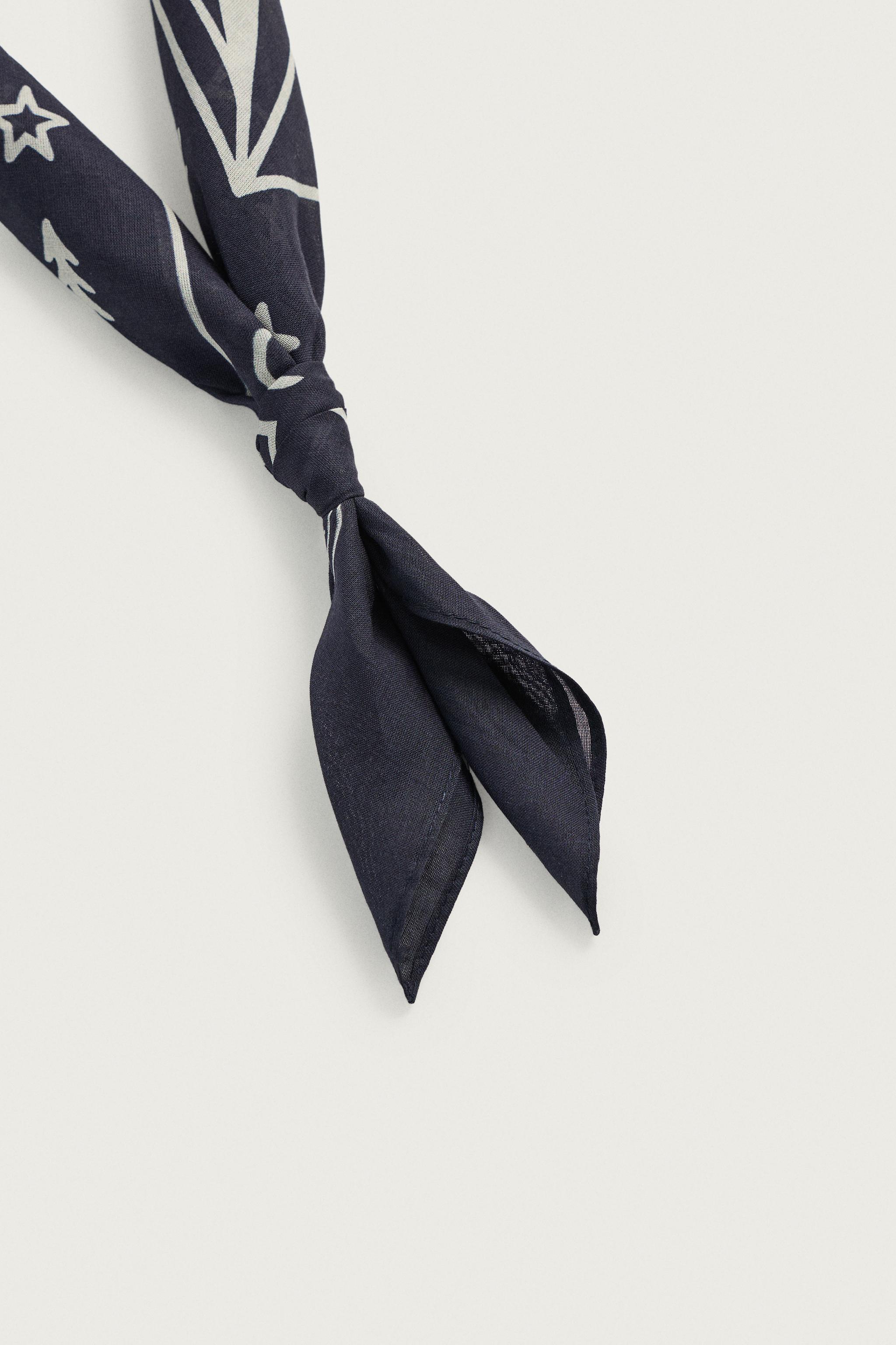 Zara GRAFİK BASKILI BANDANA görsel 3