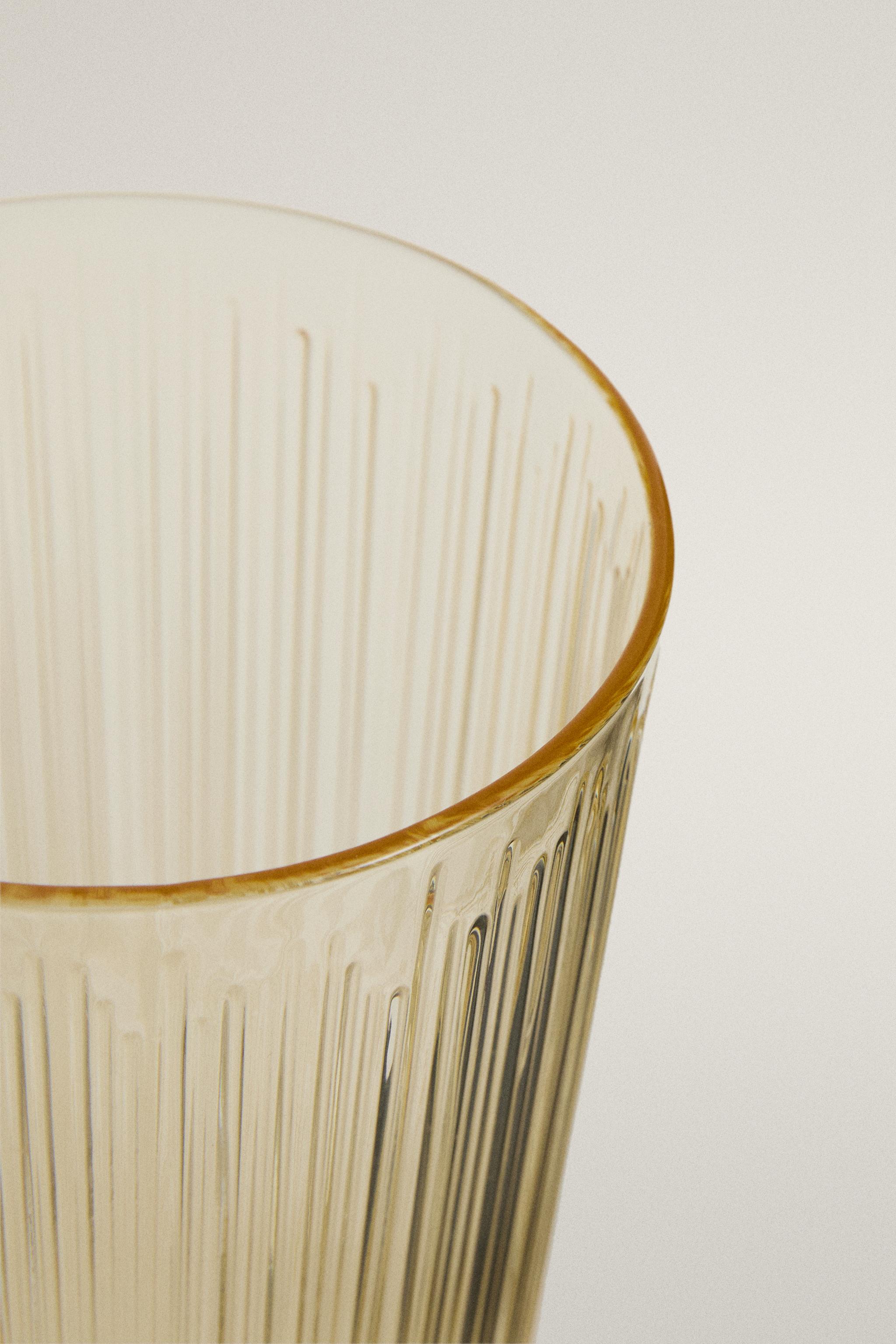 VASE DÉCORATIF HAUT EN VERRE