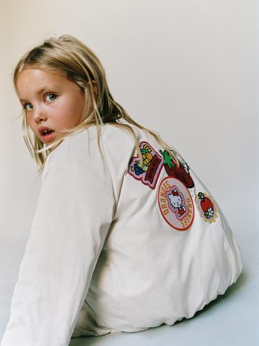 HELLO KITTY © SANRIO BOMBERJACKE - Cremefarben von Zara