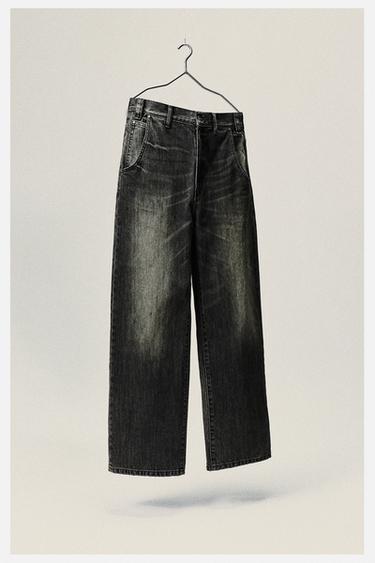 ФАРМЕРКИ СО ШИРОКИ НОГАВИЦИ - Јагленова од Zara