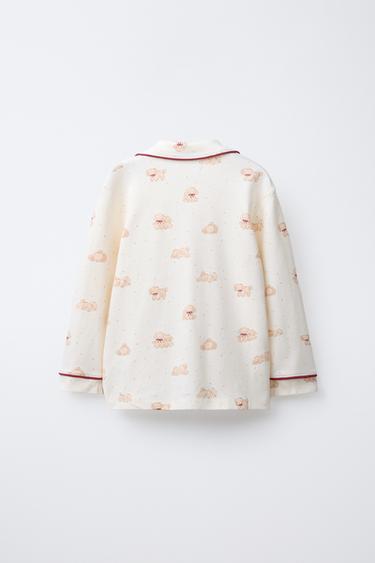 6-14 ANS/ PYJAMA IMPRIMÉ CHIOTS - Marron clair de Zara - Image 2