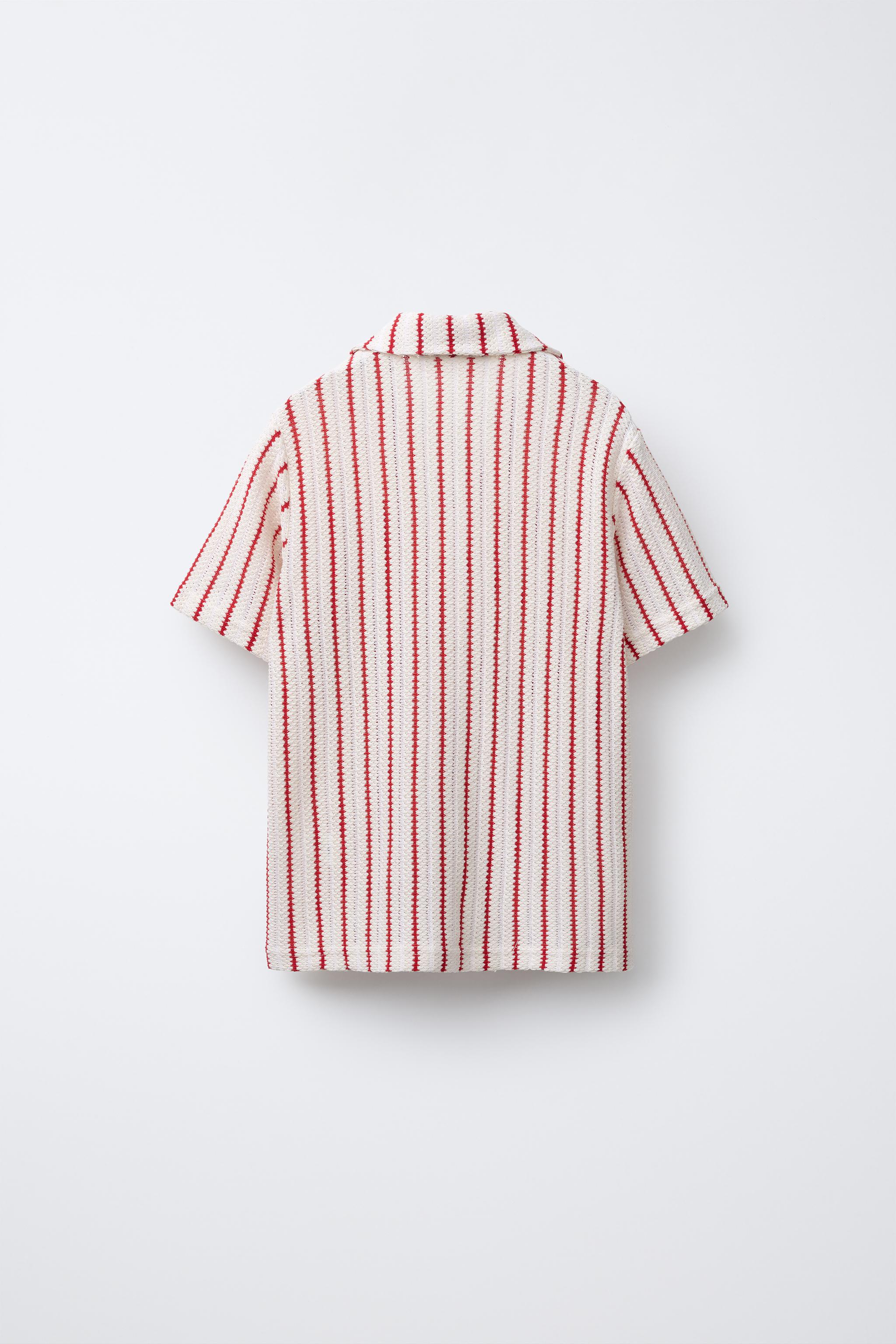 【ZARA】フルイドニットTシャツ ストライプ | 0304/406/105 00531759067-e2.jpg?ts=