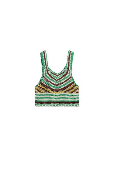 SHORT CROCHET TOP