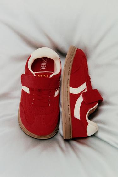 Zara BAREFOOT SNEAKERS - Red