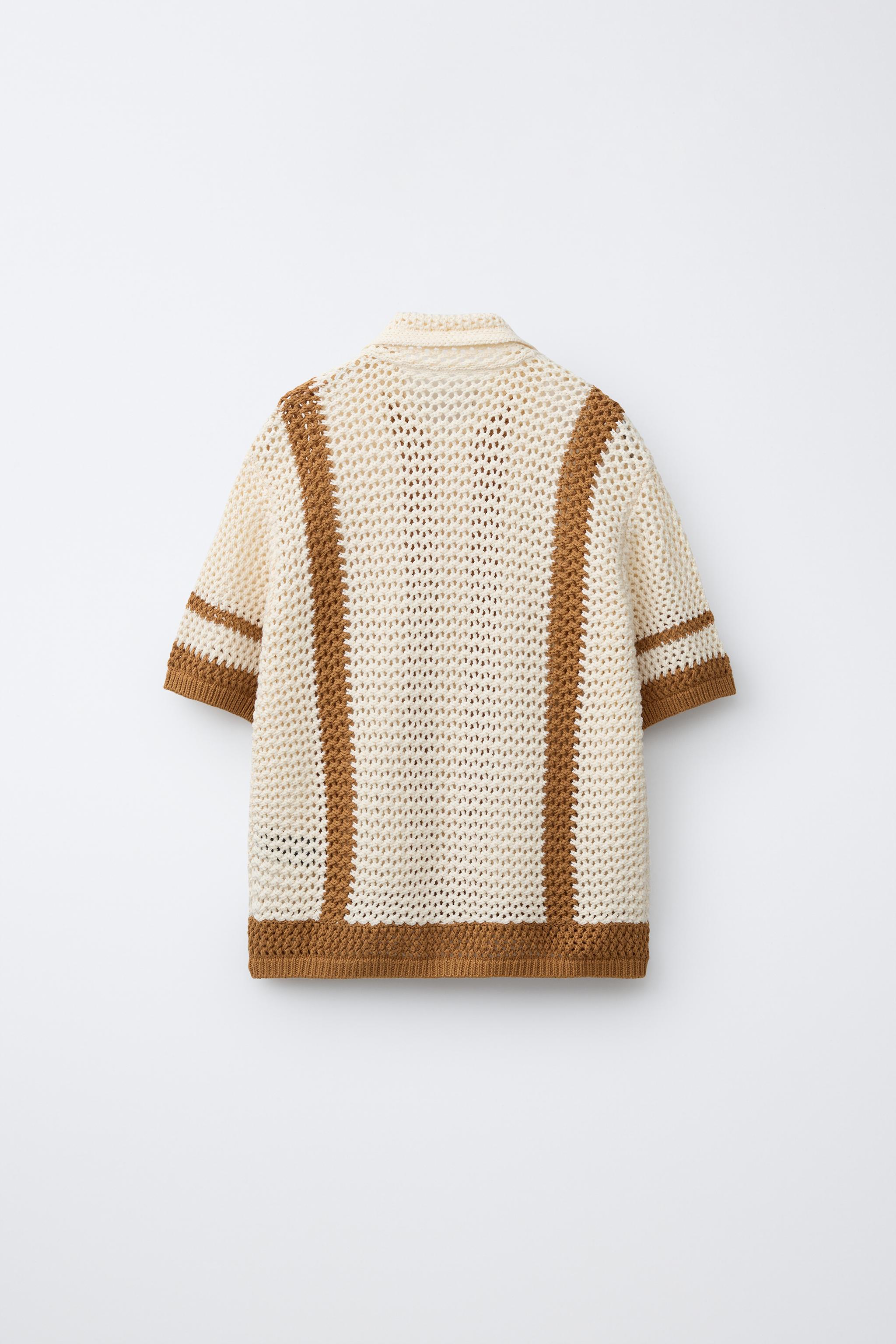 CHEMISE EN MAILLE CROCHET
