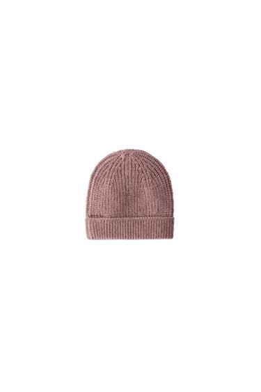GORRO PUNTO BÁSICO - Rosado de Zara