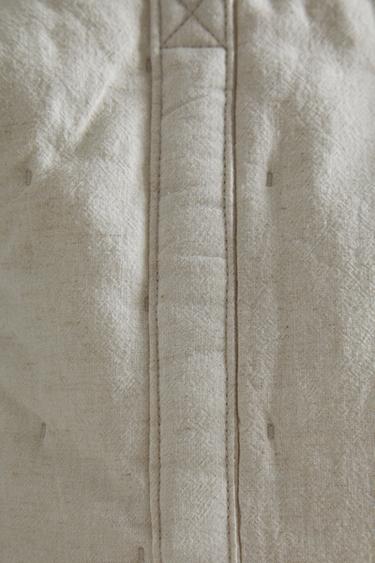 PLAIN LINEN POPLIN MATERNITY BAG - Ecru by Zara - Image 4