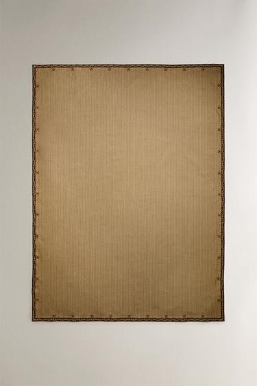 REVERSIBLE COTTON RUG - Multicoloured by Zara