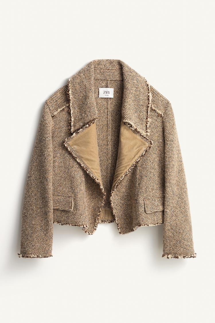Chaqueta con lana estructura limited edition