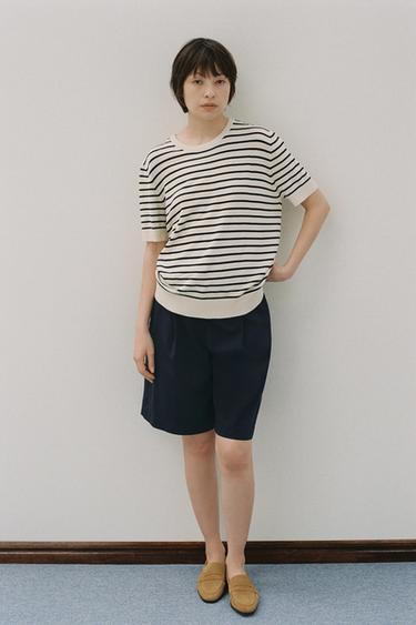 STRIPED KNIT TOP - striped by Zara - Image 0