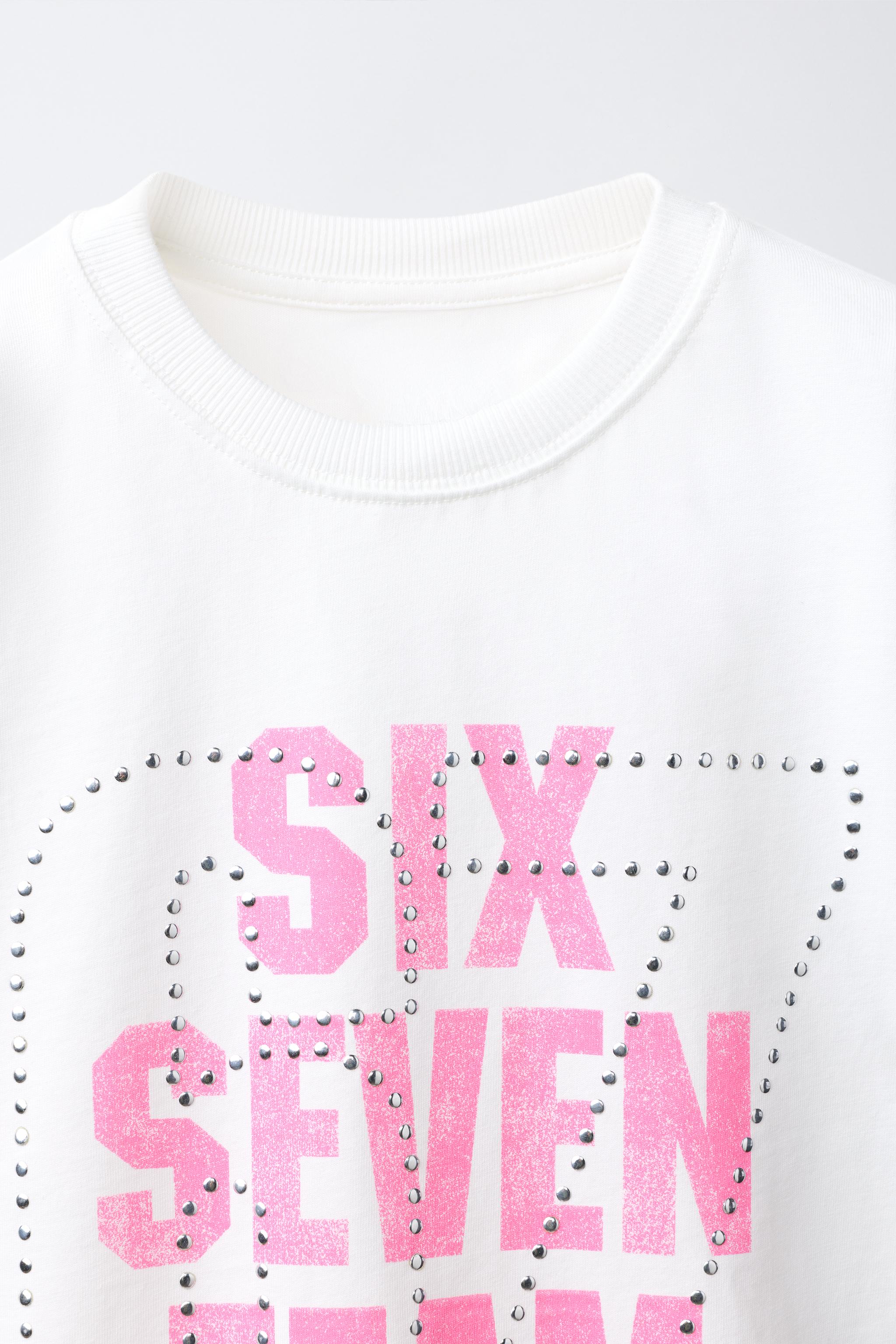 CAMISETA ESTAMPADA TEAM SIX SEVEN - Branco | ZARA Brasil