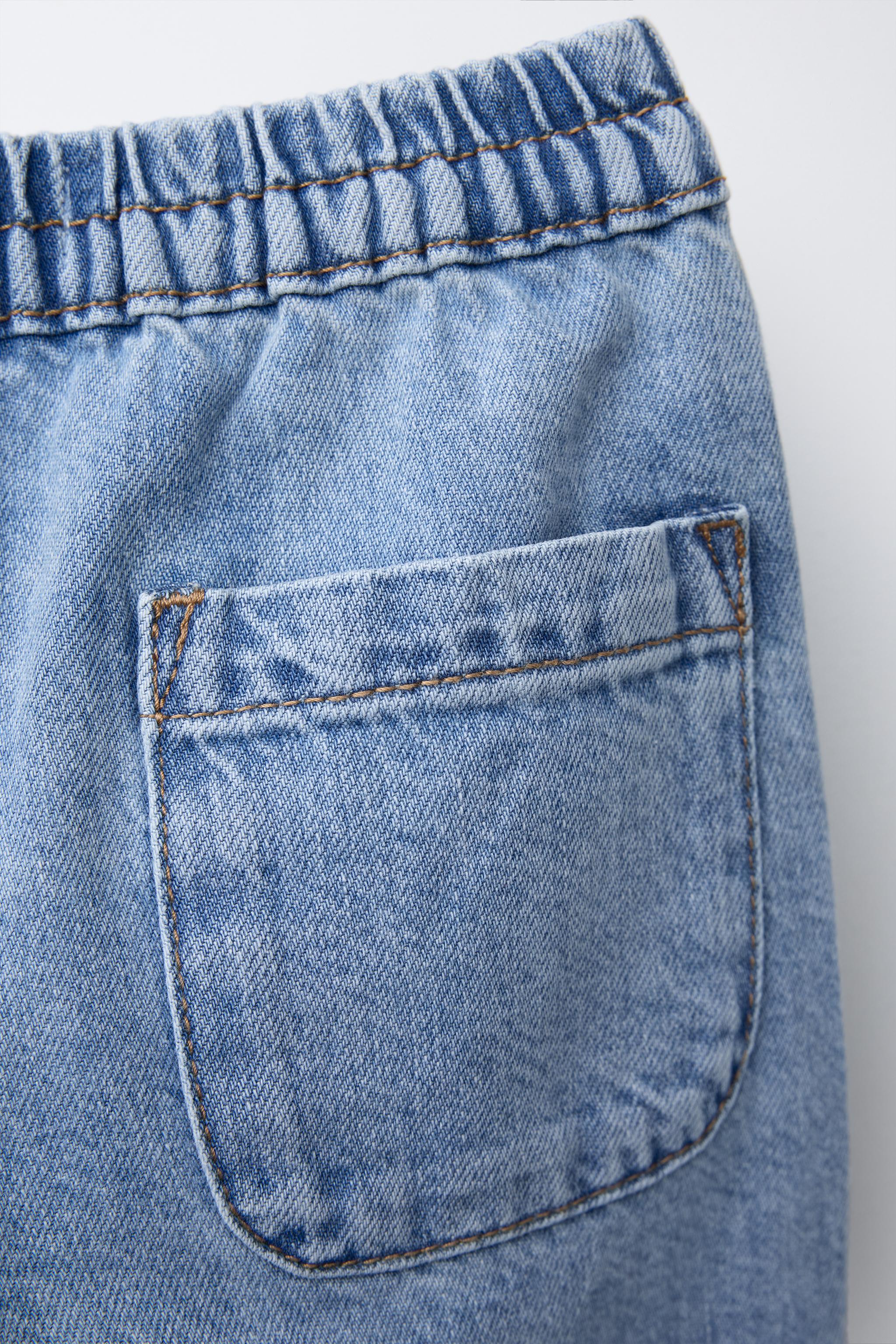 バギーステッチデニムパンツ - ライトブルー | ZARA Japan / 日本