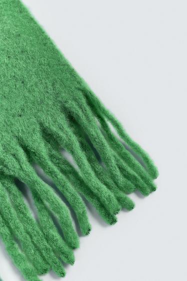 Haut Vert Sans Manches à Franges Zara - Taille S - Neuf Sans étiquettes