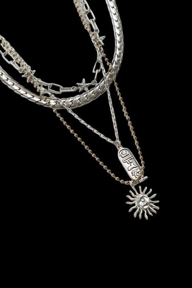 COLLARES COMBINADOS PACK 4 - Oro / Plata de Zara