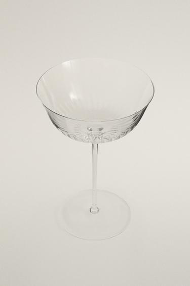 VERRE À COCKTAIL LIGNES - Transparent de Zara - Image 1