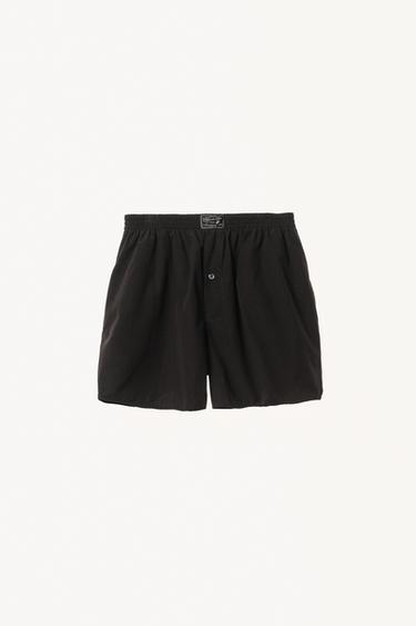 윌리 차바리아 x 자라 포플린 박서 브리프 - Zara 블랙