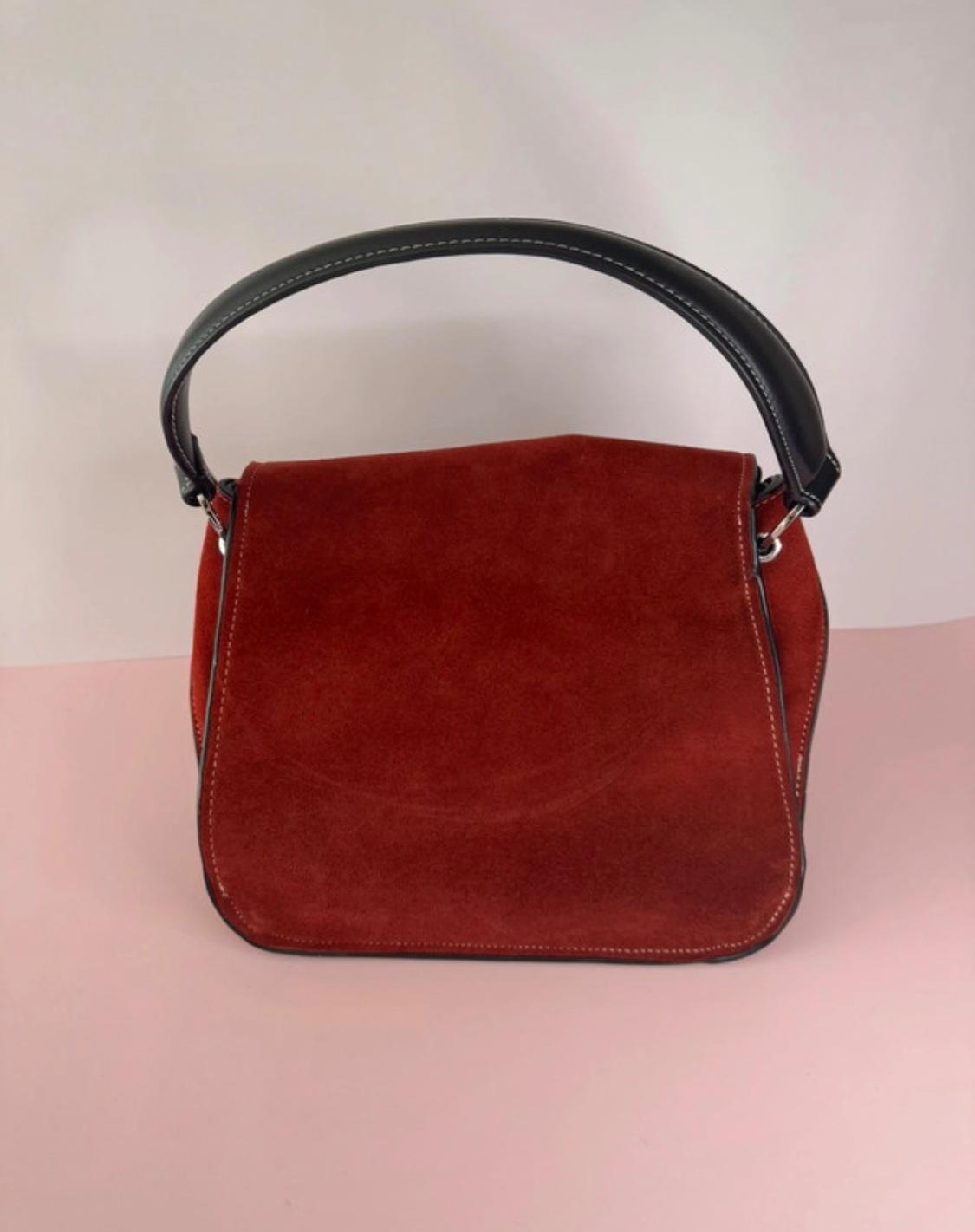 BOLSO DE PIEL BURDEOS - Image 2