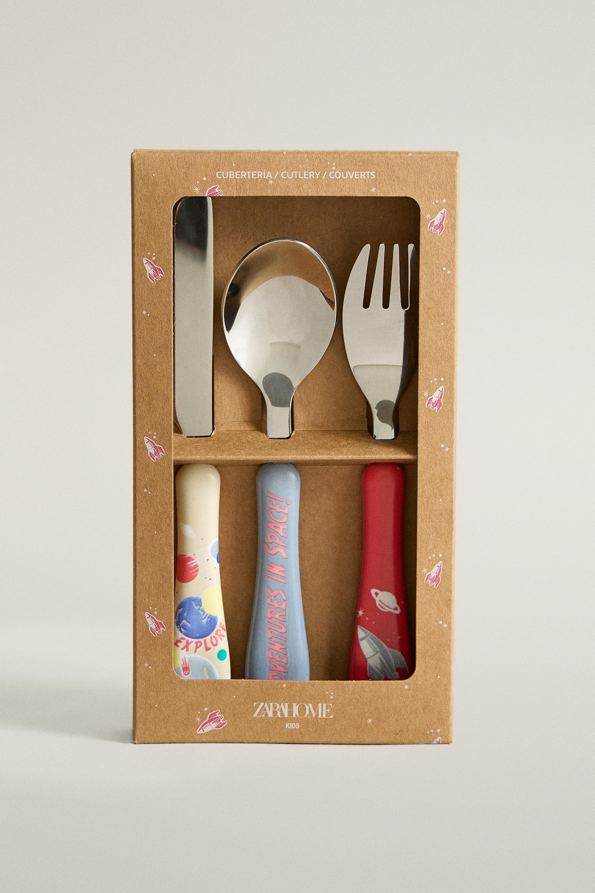 KIDS' SPACE FLATWARE SET